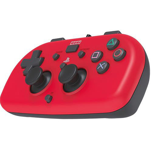 Wired Mini Gamepad for Kids - PlayStation 4 Controller (Red)