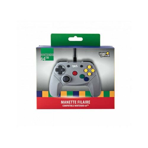 Wired Nintendo 64 Controller Grey