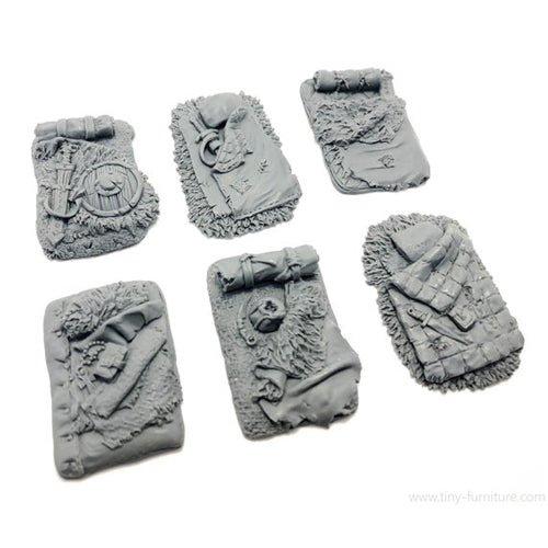 WizKids Deep Cuts Unpainted Miniatures (W10) - Bedrolls