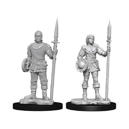 WizKids Deep Cuts Unpainted Miniatures (W10) - Guards