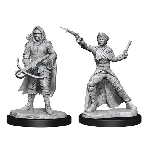 WizKids Deep Cuts Unpainted Miniatures (Wave 15): Bounty Hunter & Outlaw
