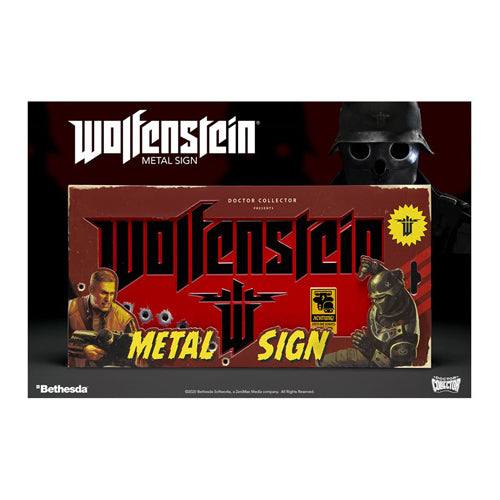 Wolfenstein: The New Colossus Metal Sign