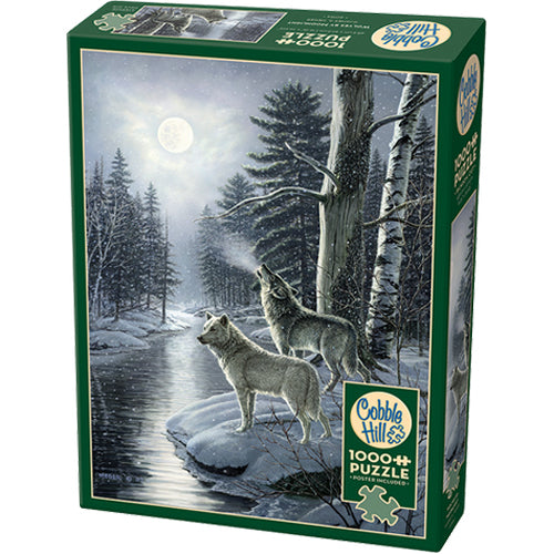 Wolves by Moonlight 1000 Piece Puzzle