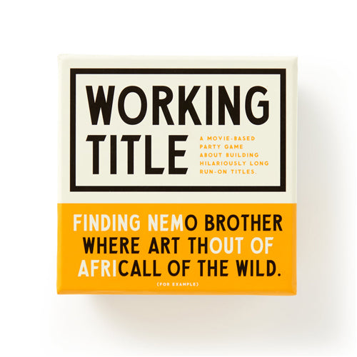 Working Title Game