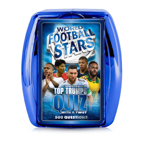 World Football Stars Blue - Top Trumps Quiz