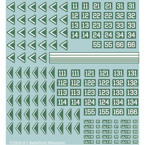 World War III: American Decal Set