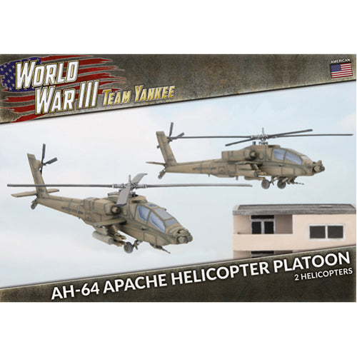 World War III: Team Yankee - AH-64 Apache Helicopter Platoon (x2 Plastic)