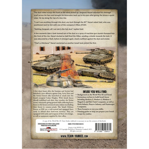 World War III: Team Yankee Israeli Book (A4 HB)