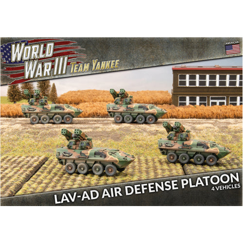 World War III: Team Yankee - LAV-AD Air Defense Platoon (x4 Plastic)