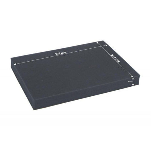 XL Box with two 40mm deep raster foam trays
