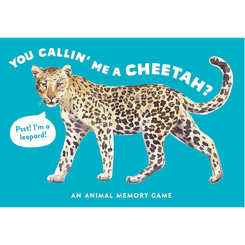 You Callin' Me a Cheetah? (Psst! I'm a Leopard!)