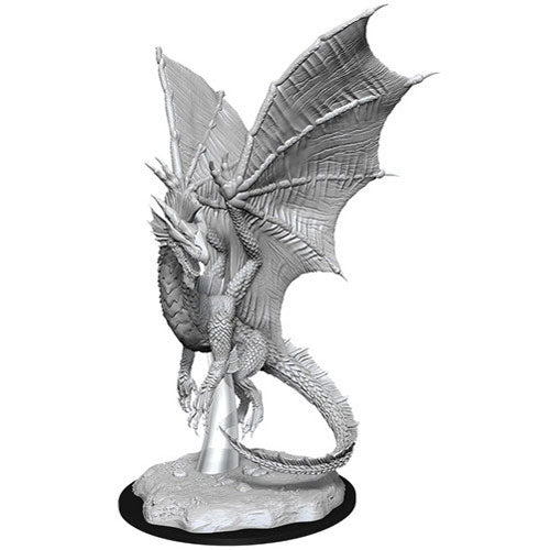 Young Silver Dragon: D&D Nolzur's Marvelous Unpainted Miniatures (W11)