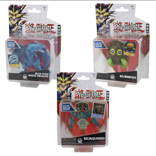 Yu-Gi-Oh! 3.75" Action Figures - Blue-Eyes White Dragon / Kuriboh / Relinquished