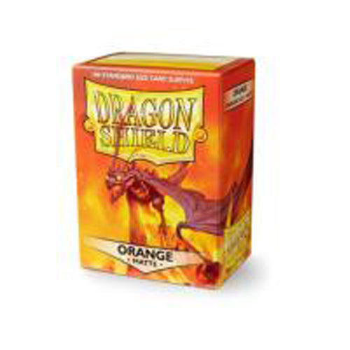 Dragon Shield - Matte Sleeves (100) - Orange
