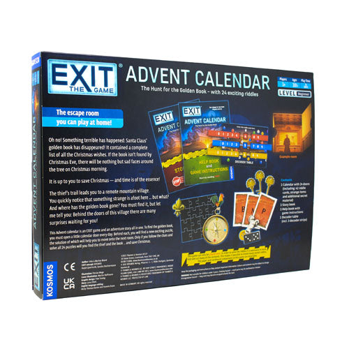 EXiT: Advent Calendar - Hunt for the Golden Book