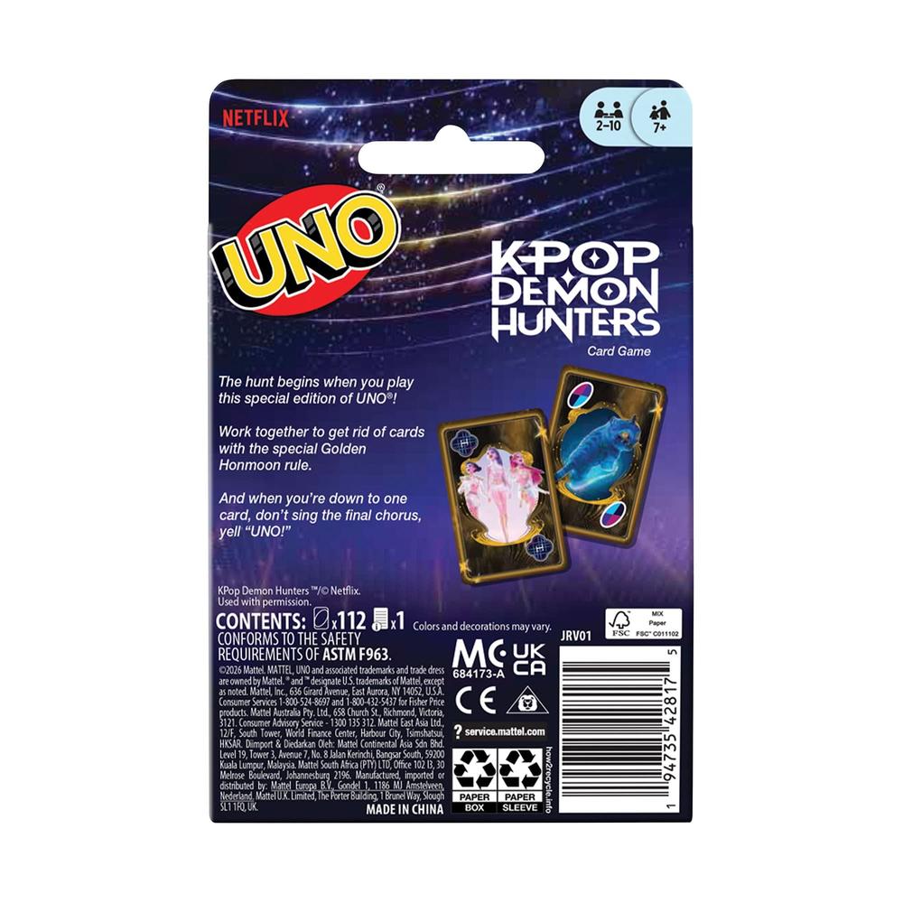 Uno KPOP Demon Hunters