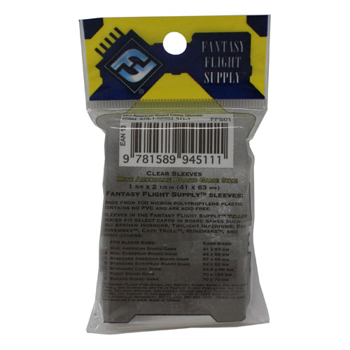Standard Card Game Sleeves Grey