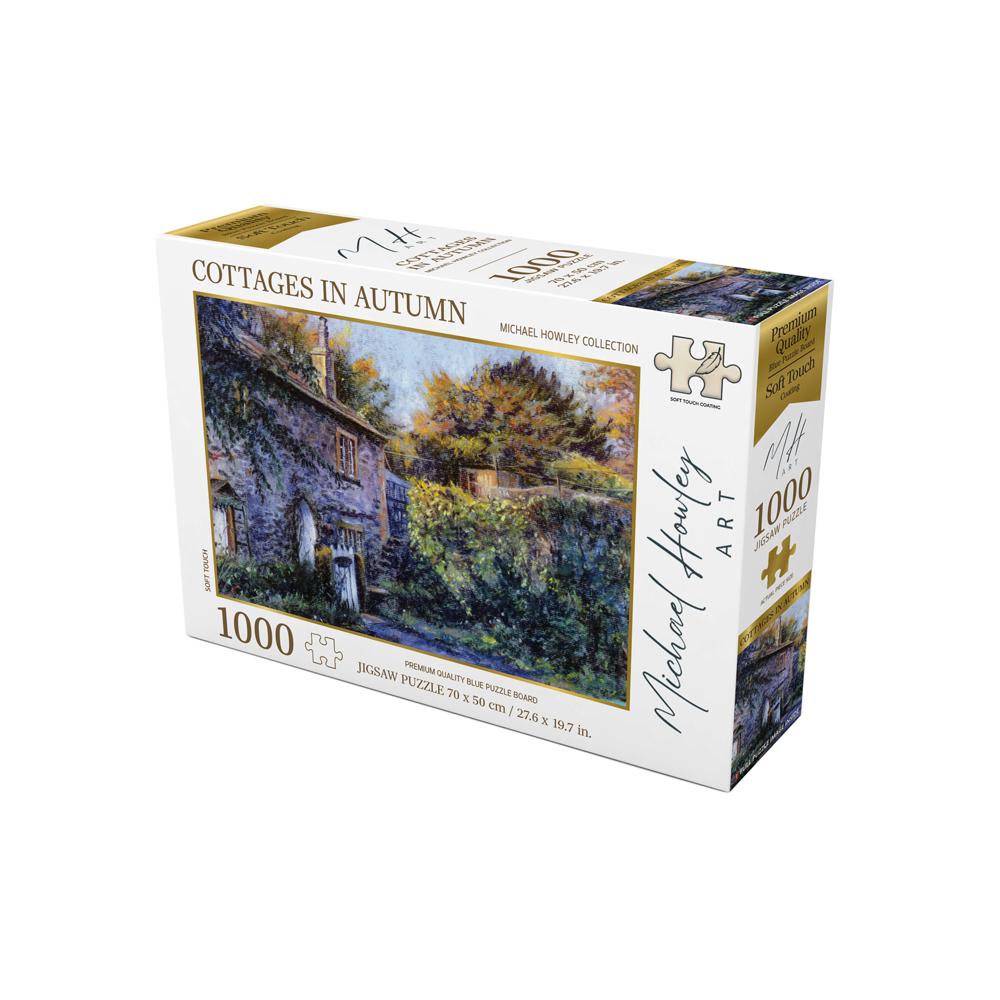 Cottages In Autumn Puzzle (1000 Pieces)