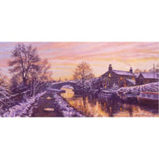 Winter on the Canal Puzzle (1000 Pieces)