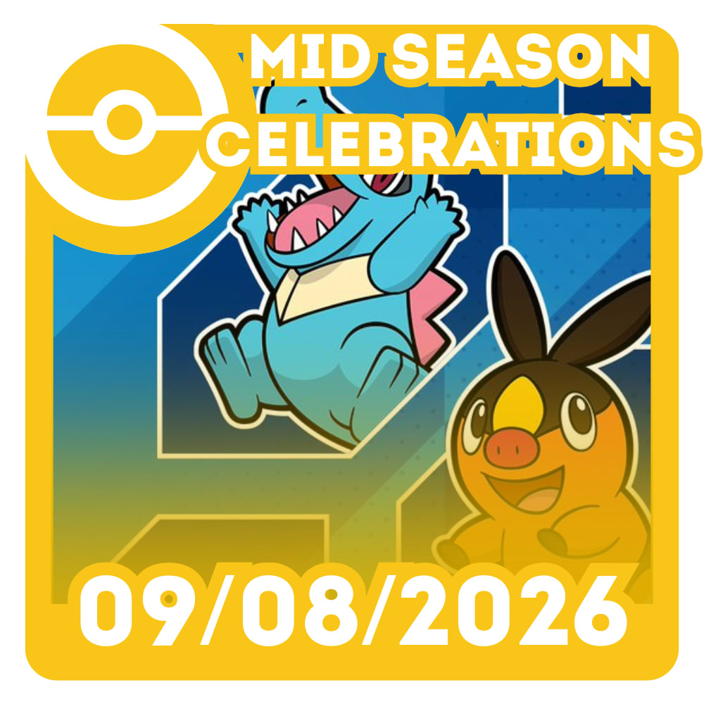 Pokemon: Mid Season Celebrations! 9th August 2026
