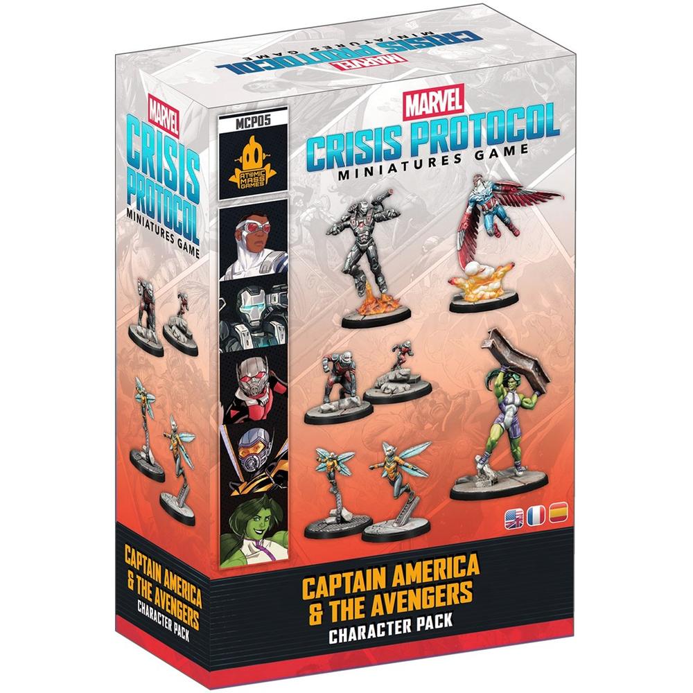 Marvel: Crisis Protocol - Captain America & The Avengers Character Pack