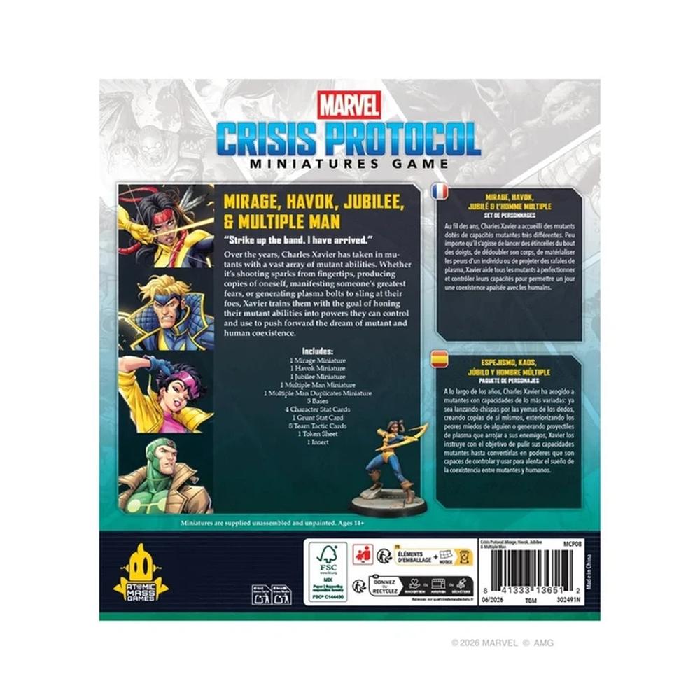 Marvel Crisis Protocol - Dani Moonstar, Jubilee, Multiple Man and Havok