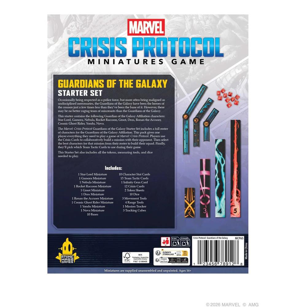 Marvel: Crisis Protocol - Guardians of The Galaxy Starter Set