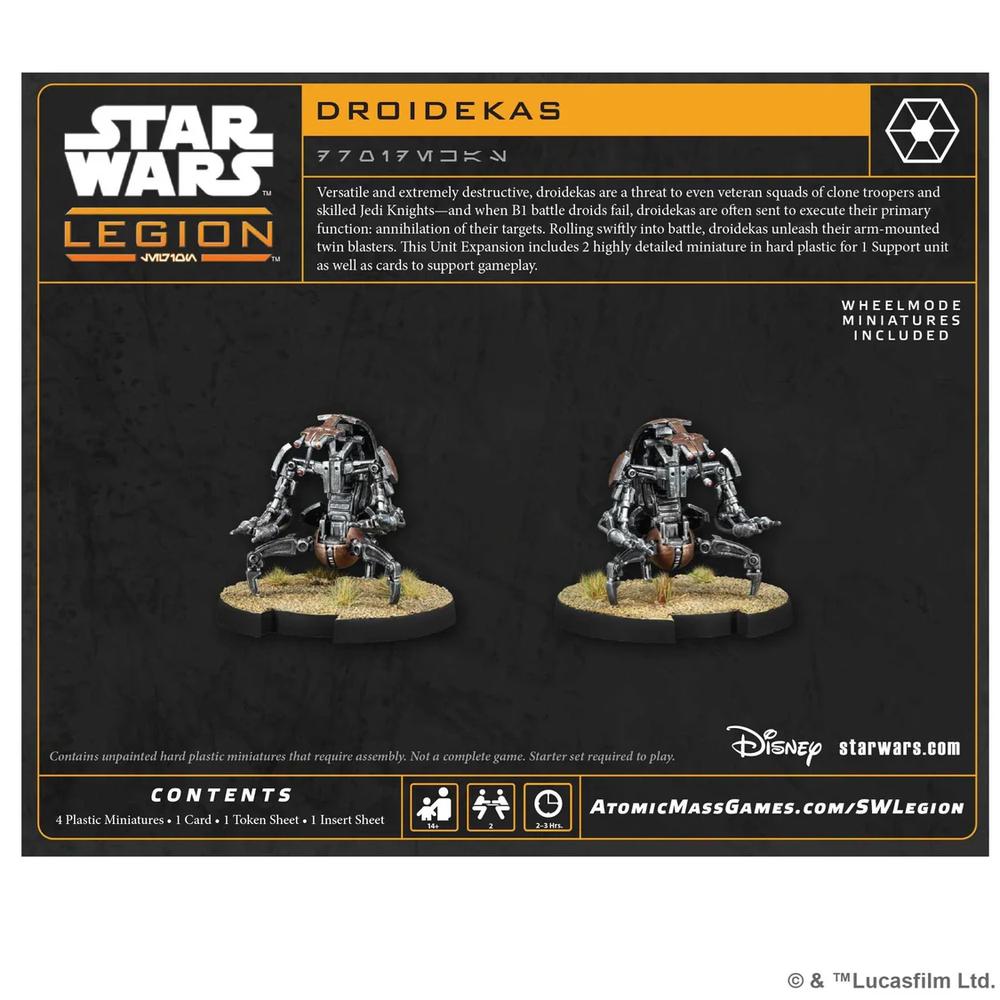 Star Wars : Legion Droïdekas