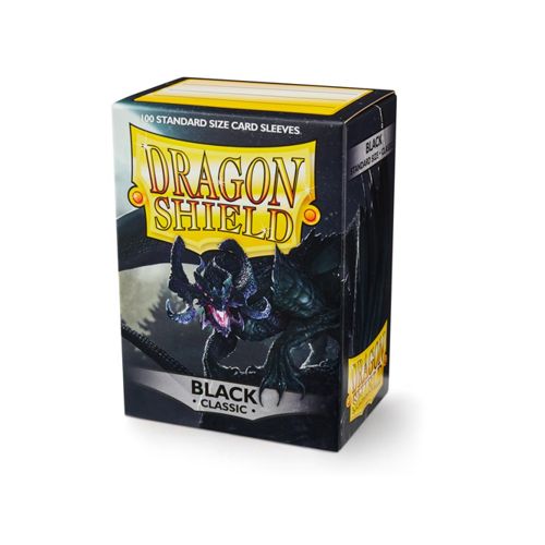 Dragon Shield - Matte Outer Sleeves (100) - Black | Zatu Games