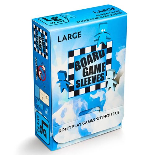Board Game Sleeves Non Glare- Large (fits cards of 59x92mm)