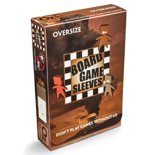 Board Game Sleeves Non Glare- Oversize (fits cards of 82x124mm)