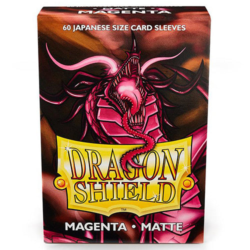 Dragon Shield Matte Japanese Size- Magenta (60 ct.) In Box