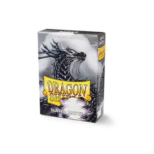 Dragon Shield Matte Japanese Size- Slate (60 ct.) In Box