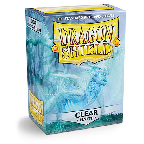 Dragon Shield Matte NonGlare: Clear 100 In Box