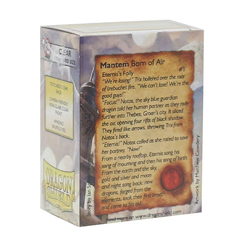 Dragon Shield Matte NonGlare: Clear 100 In Box