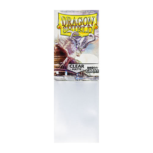Dragon Shield Matte NonGlare: Clear 100 In Box