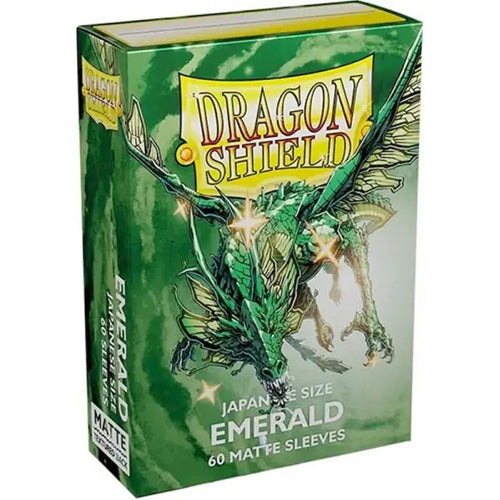 UNIT Dragon Shield Matte Sleeves Japanese Size - Emerald (60)