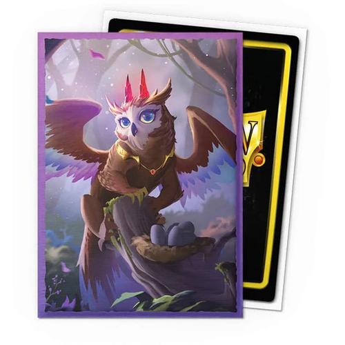 Dragon Shield Spirit Animals - The Dragowlis Brushed ART Sleeves - Standard (100)