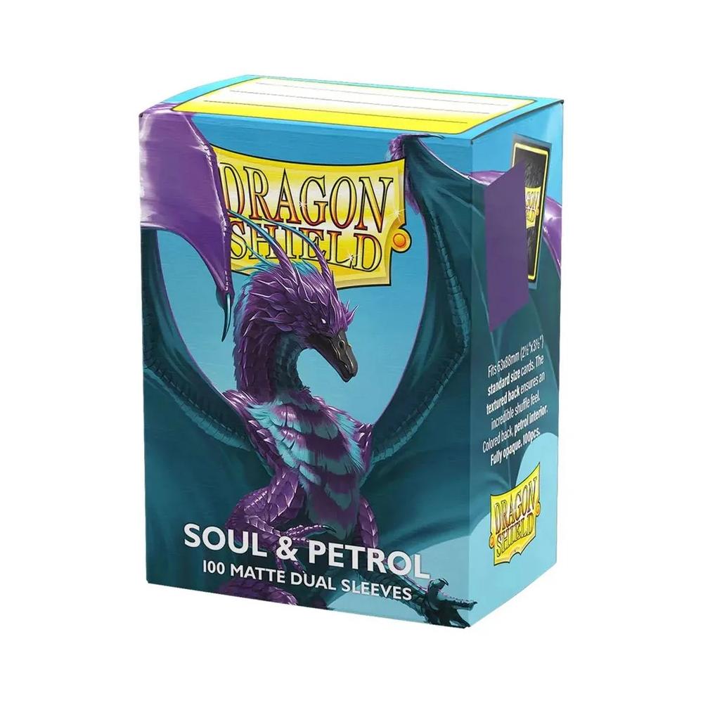Dragon Shield Matte Dual Standard Sleeves - Soul & Petrol (100 ct.)