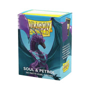 Dragon Shield Matte Dual Standard Sleeves - Soul & Petrol (100 ct.)
