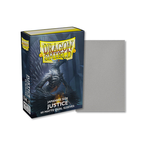 UNIT Dragon Shield Matte Dual Sleeves Japanese Size -Justice (60)