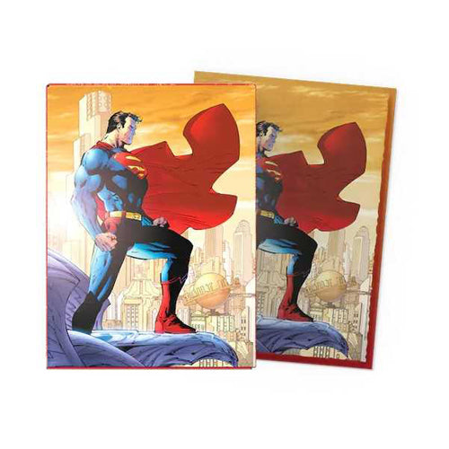 UNIT Superman Series Brushed Art Standard Sleeves - No. 2 Superman (100 ct.)