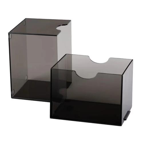 Dragon Shield Strongbox 100+ Card Deck Box - Clear Black