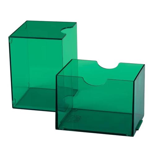 Dragon Shield Strongbox 100+ Card Deck Box - Clear Green