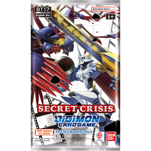 Digimon Card Game: Secret Crisis (BT17) - Booster Pack