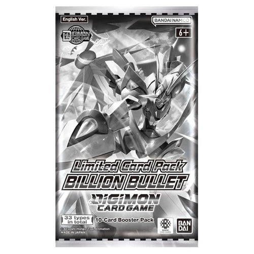 Digimon Card Game: Billion Bullet (LM-06) Limited Card Pack