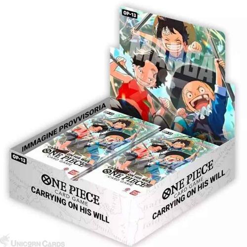 One Piece Card Game: Carrying On His Will - Booster Box (OP-13) | Zatu Games One Piece Card Game: Carrying On His Will - Booster Box (OP-13) | Zatu Games