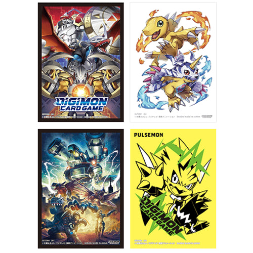 Digimon Card Game Sleeves: Version 3 (4 Designs) - Assorted (One Supplied)