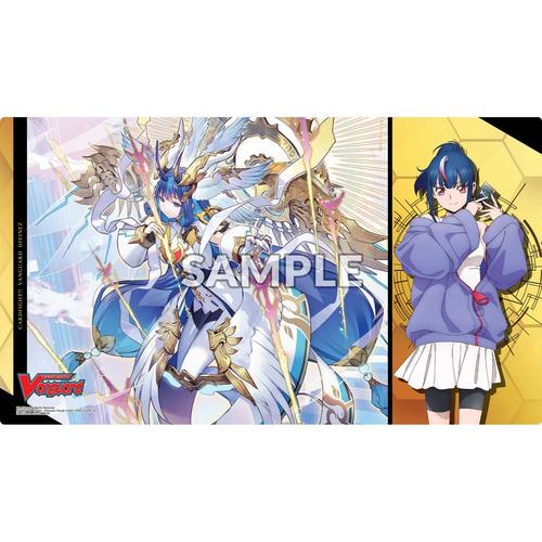 Cardfight!! Vanguard: Divinez Deluxe Finals Rubber Playmat Vol 13. - Erika & Liael & Draconis