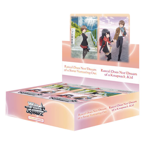 Weiss Schwarz: Booster Box: Rascal Does Not Dream Of A Sister Venturing Out & Knapsack Kid